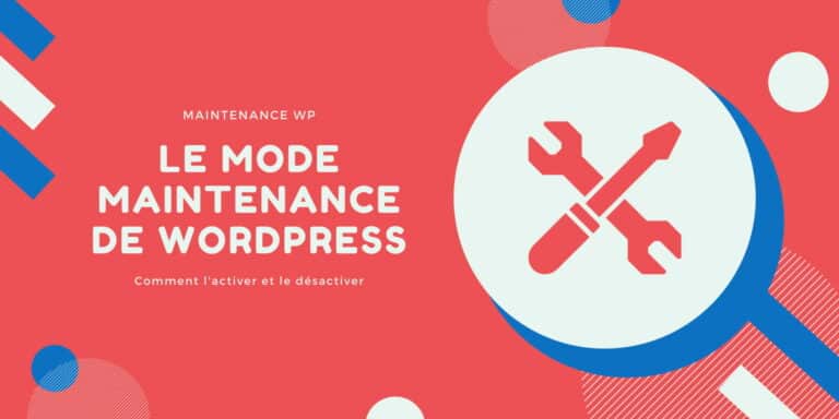 mode maintenance wordpress
