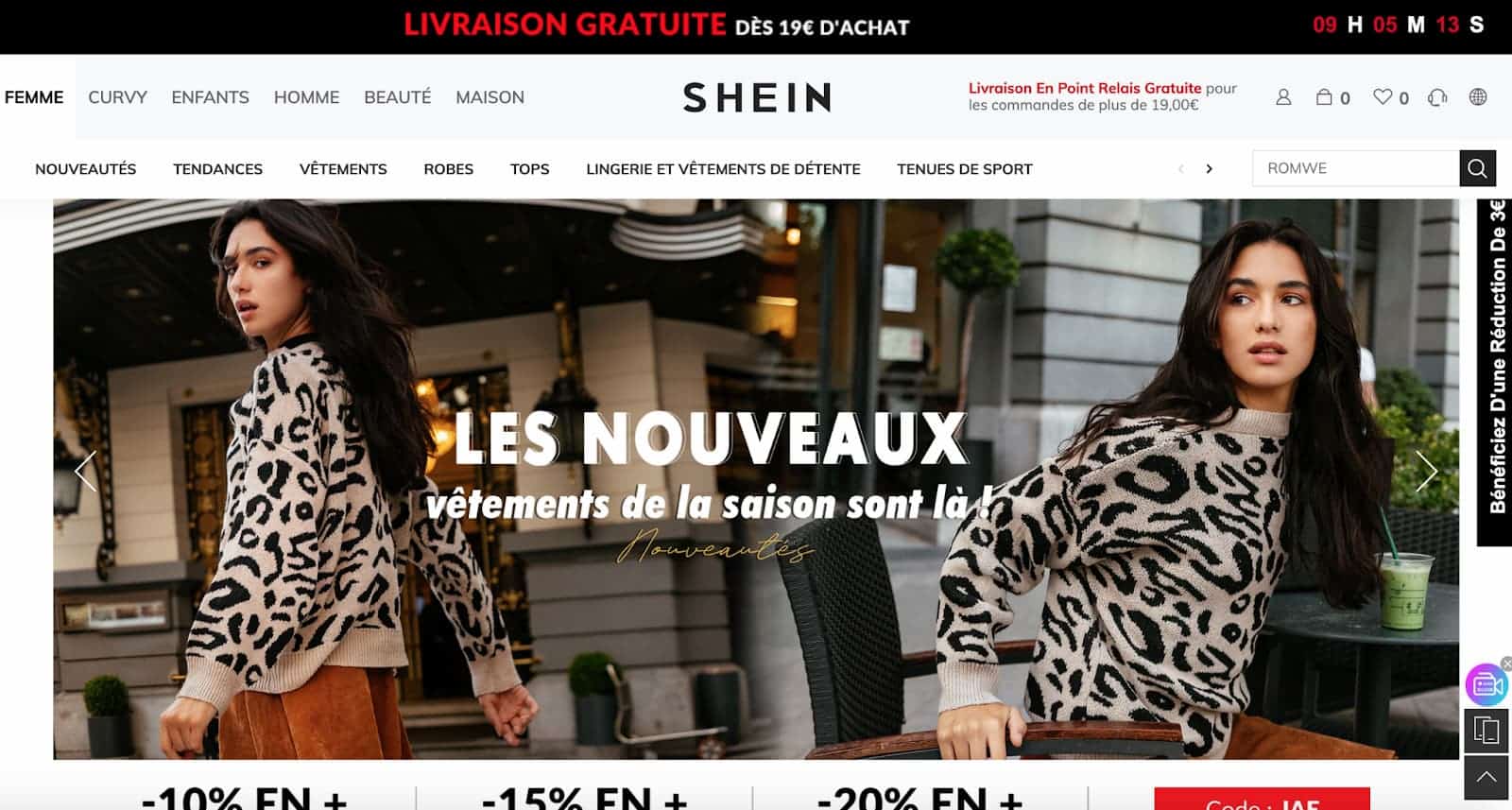 marketing saisonnier shein