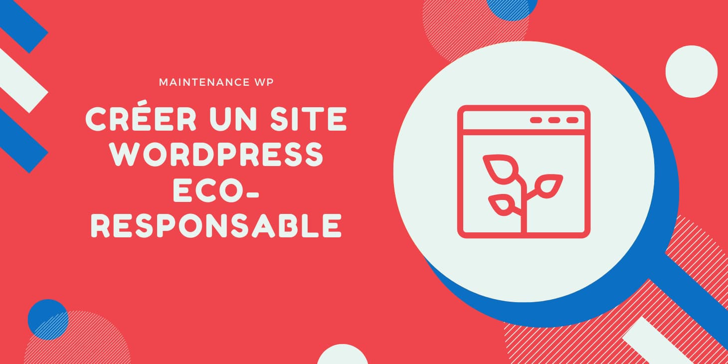 créer site wordpress eco-responsable