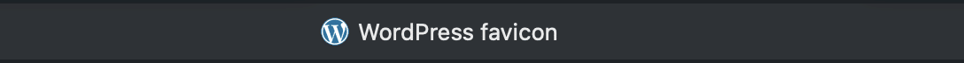 A default WordPress favicon.