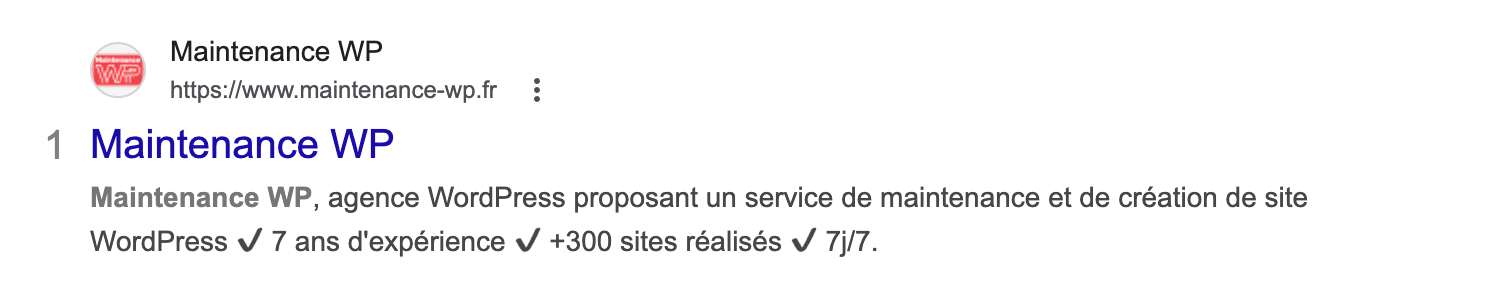 The Maintenance WP favicon.